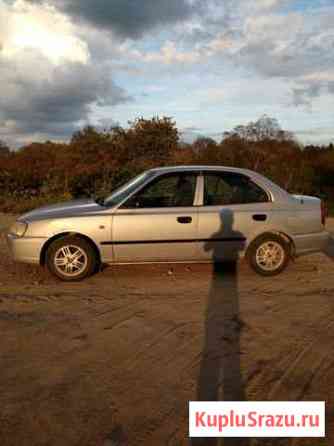 Hyundai Accent 1.6 МТ, 2007, седан Сямжа