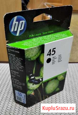 Картридж HP 45 51645AE (черный) оригинальный Ижевск - изображение 1