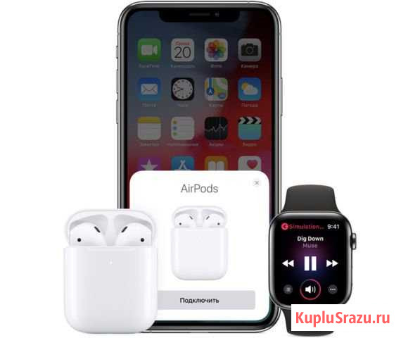 Air Pods 2 Новосибирск - изображение 1