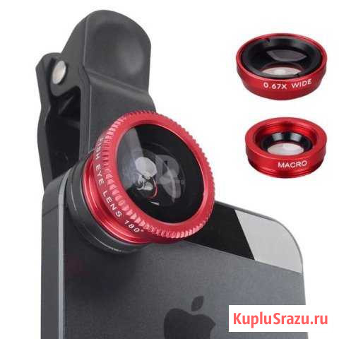 Объектив для iPhone/iPad (Fish Eye, Wide, Macro) Калининград - изображение 1