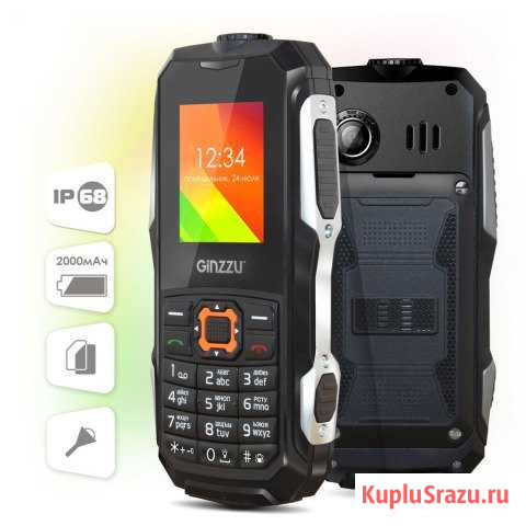 Мобильный телефон Ginzzu R50 1.77, 160x128 TN, BT Новосибирск - изображение 1