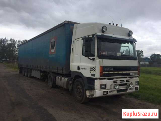 Сцепка DAF 85CF 380л.с. с п/п pacton штора Приволжск - изображение 1