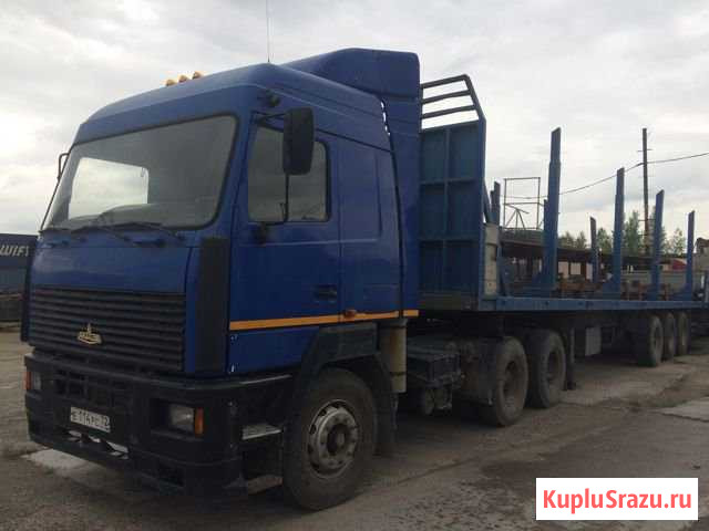 Продам сцепку маз 6430 2004г и п/п trabosa 1989г Красноярск - изображение 1