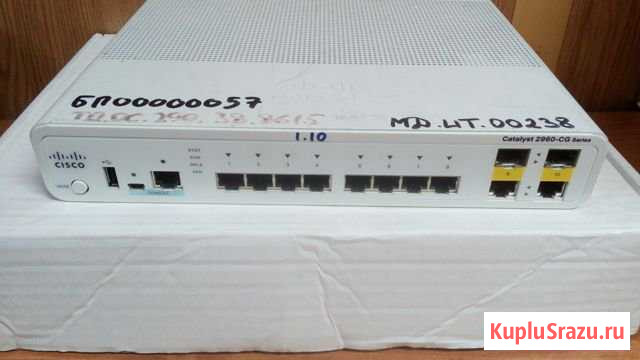 Коммутатор Cisco Catalyst WS-C2960CG-8TC-L Керчь - изображение 1