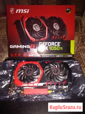 Видеокарта MSI Gaming X 1050Ti Удомля - изображение 1
