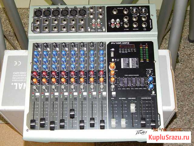 Активный микшерный пульт peavey PV 8USB Благовещенск - изображение 1