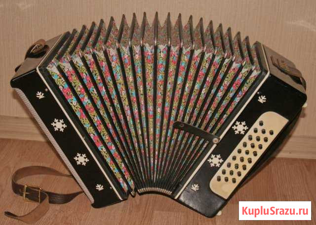 Гармонь Кустарная цельнопланочная до-мажор Киров - изображение 1