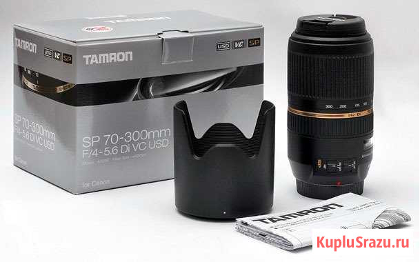 Объектив TamronSP AF 70-300mm f4.0-5.6 для CanonEF Благовещенск - изображение 1