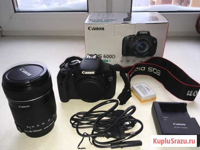 Canon 600D kit 18-135 mm Пермь - изображение 1