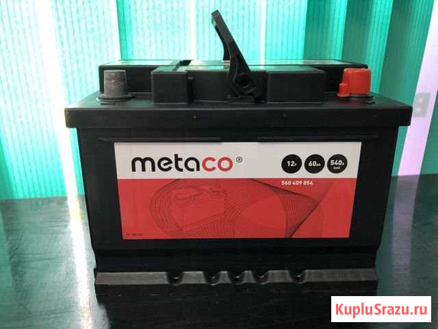 Аккумулятор metaco 60 А/ч 540 А Низкий Туапсе - изображение 1