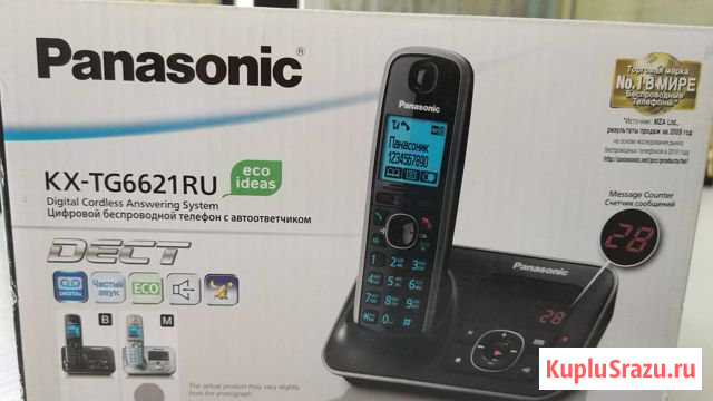Телефон Panasonic цифровой с автоответчиком Калуга - изображение 1