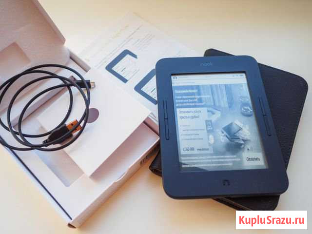 Электронная книга Nook Glowlight 3 + обложка Брянск - изображение 1