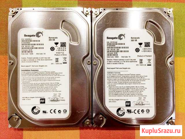 Жд от 250гб до 1тб SATA для пк Новокузнецк - изображение 1