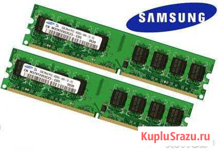 Память dimm DDR2 1024MB PC6400 800Mhz SAMSUNG Астрахань - изображение 1