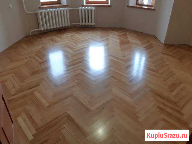 Циклёвка, шлифовка паркета. Реставрация Архангельск - изображение 1