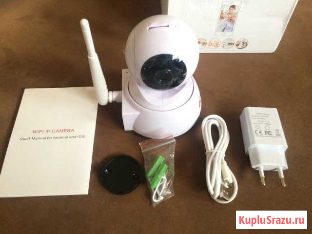 WI-FI Поворотная IP камера 1мр (720Р) Брянск - изображение 1
