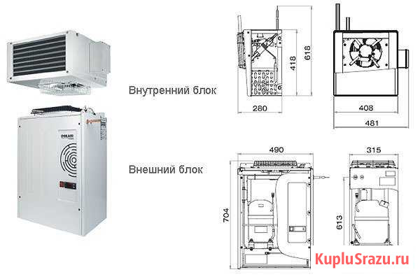 Сплит-система минусовая Полаир SB108 Баксан - изображение 1