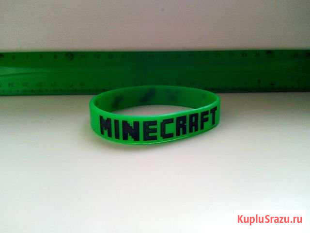 Браслет Minecraft зелёный Чита - изображение 1