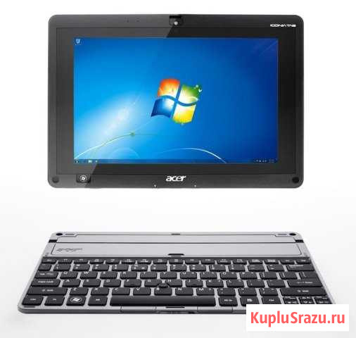 Планшет на Windows 7 + док станция (клавиатура) Сысерть - изображение 1