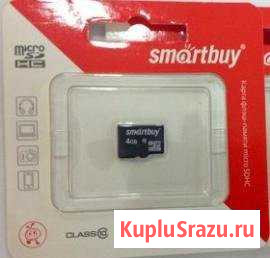 SmartBuy microSD 4GB Липецк - изображение 1