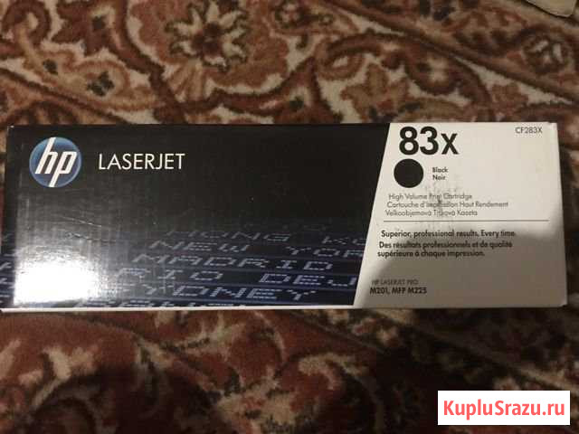 Картридж лазерный HP 83X (CF283X) Петропавловск-Камчатский - изображение 1