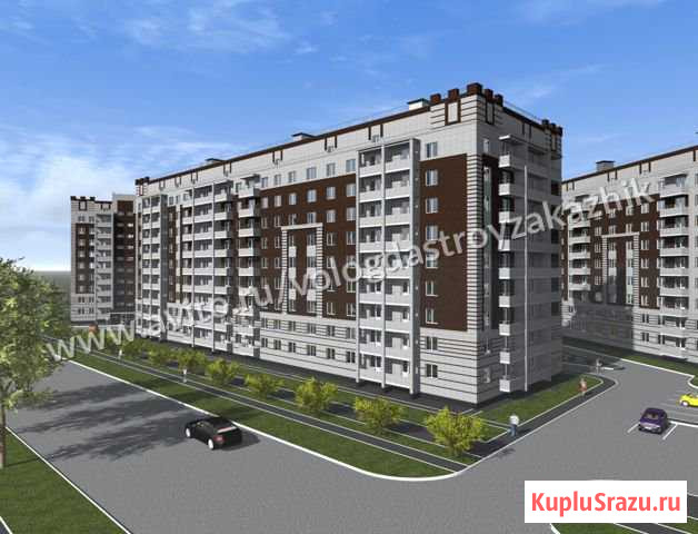 3-к квартира, 92.9 кв.м., 8/9 эт. Вологда - изображение 1