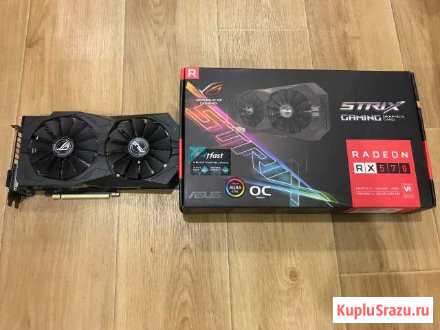 Видеокарта RX570 Asus Gaming OC 4Gb (гарантия) Волхов - изображение 1
