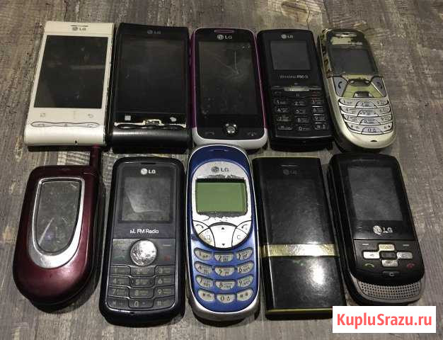 10 телефонов LG на запчасти Казань - изображение 1