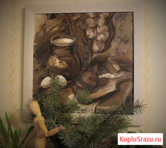 Картина маслом на холсте. В рамке Тюмень - изображение 1