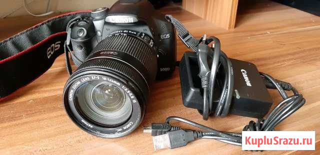 Зеркальный фотоаппарат Canon 500d Сургут - изображение 1