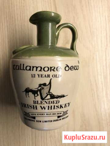 Редкая бутылка из под виски Tullamore DEW (60-х) Санкт-Петербург - изображение 1