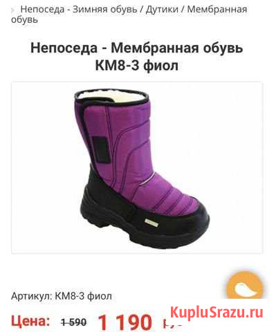 Сапожки мембранные зимние Петропавловск-Камчатский - изображение 1