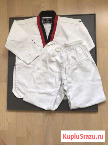 Костюм для тхэквондо 120см 00size Краснодар - изображение 1