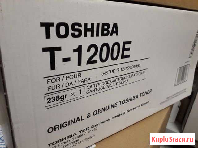 Картридж Toshiba T-1200E Ярославль - изображение 1