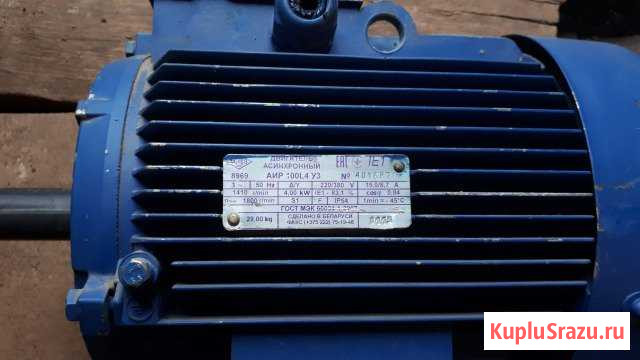 Электродвигатель 4кВт 1500об/мин Плешаново - изображение 1