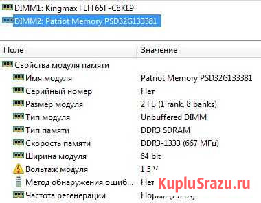 Оперативная память DDR3 Свердлова - изображение 1