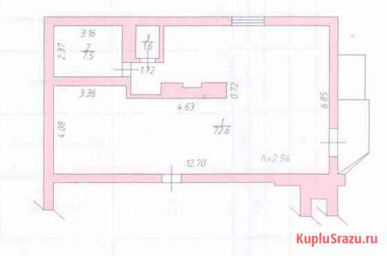 Помещение под магазин или офис, 81.7 кв.м. Каменск-Шахтинский