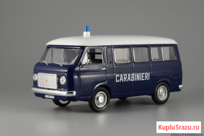 Полицейские машины мира №2 FIAT 238 CARABINIERI 1967. Полиция Италии   Липецк - изображение 2