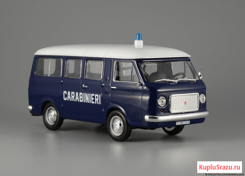 Полицейские машины мира №2 FIAT 238 CARABINIERI 1967. Полиция Италии   Липецк - изображение 1