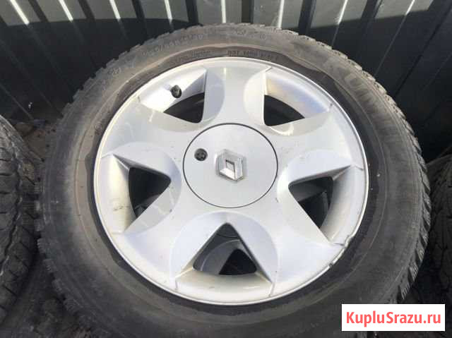 4 зимних колёса Рено 185/65R15 kumho Великий Новгород - изображение 1