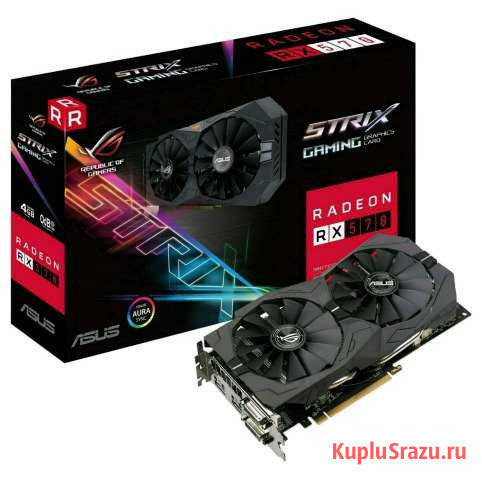 Видеокарта Asus Strix RX570 Gaming Иваново - изображение 1