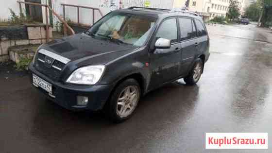 Chery Tiggo (T11) 2.4 МТ, 2007, внедорожник, битый Кондопога