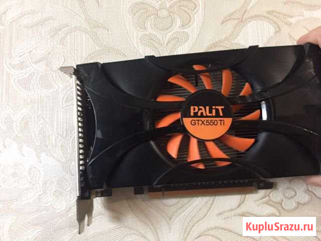 GTX550 TI - 1GB palit Альметьевск - изображение 1