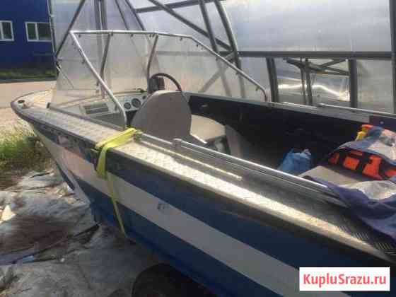 Катер Прогресс 4 с мотором Honda 50 Дубна