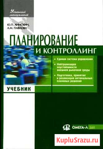 Планирование и контроллинг. Анискин Ю.П Сыктывкар - изображение 1