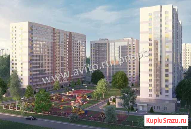 1-к квартира, 43.5 кв.м., 6/17 эт. Мурино - изображение 1