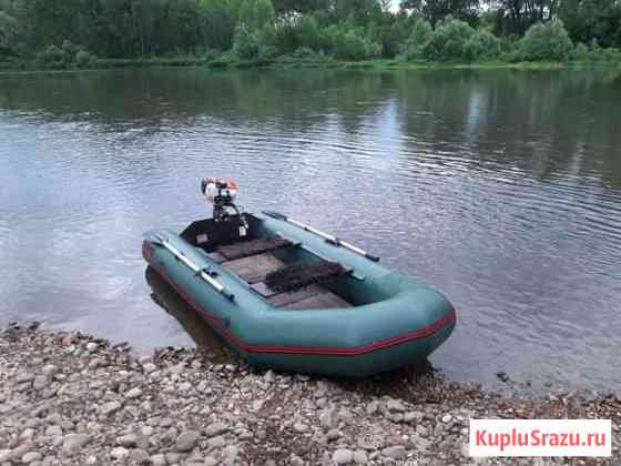 Лодка пвх Тайга с мотором Салават