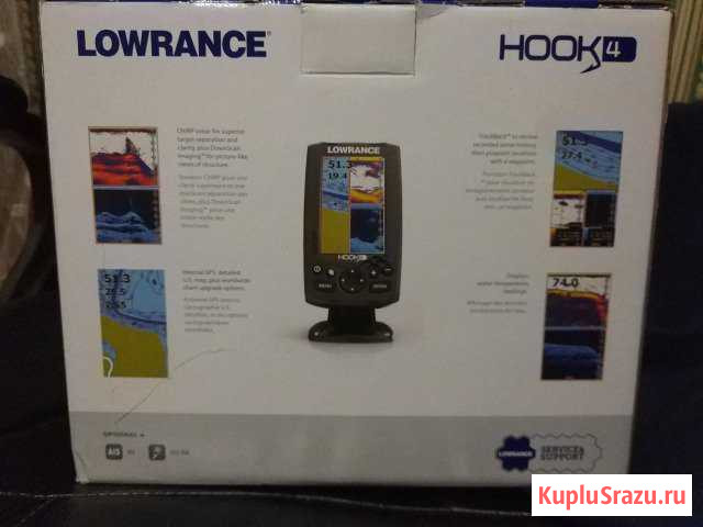 Эхолот-картплоттер Lowrance hook-4 Mid/High/DownSc Уваровка - изображение 1