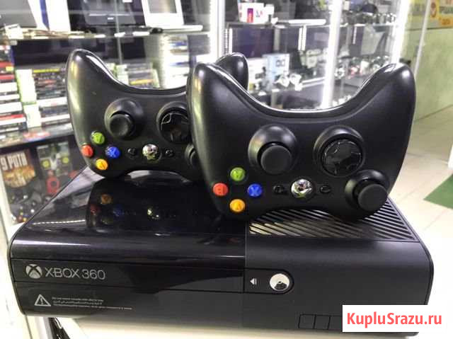 Xbox 360 (4гб) +2 джостика+игра на выбор Балашиха - изображение 1