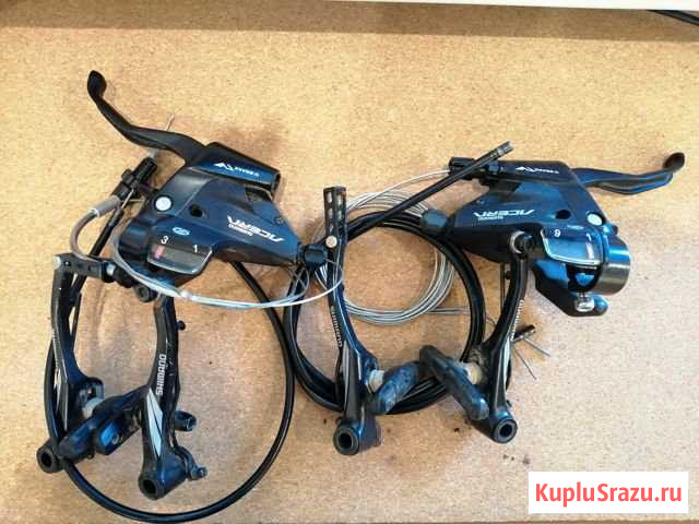 Шифтер + Тормоза Shimano Acera ST-M390/ BR-M422 Тихвин - изображение 1
